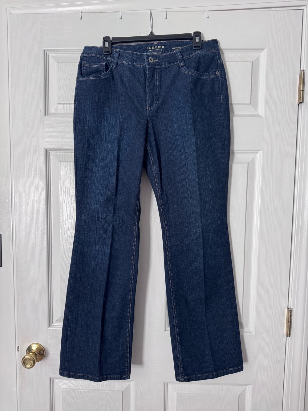 Sonoma Dark Blue Wide Leg Jeans